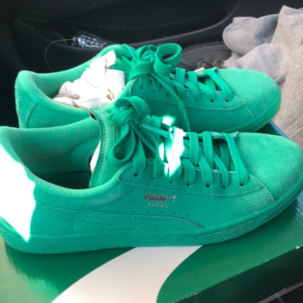 Super cute green puma